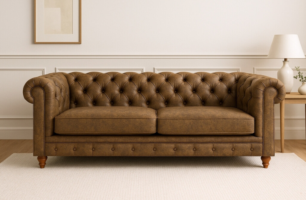 Sofá Chesterfield 2 Cuerpos 2