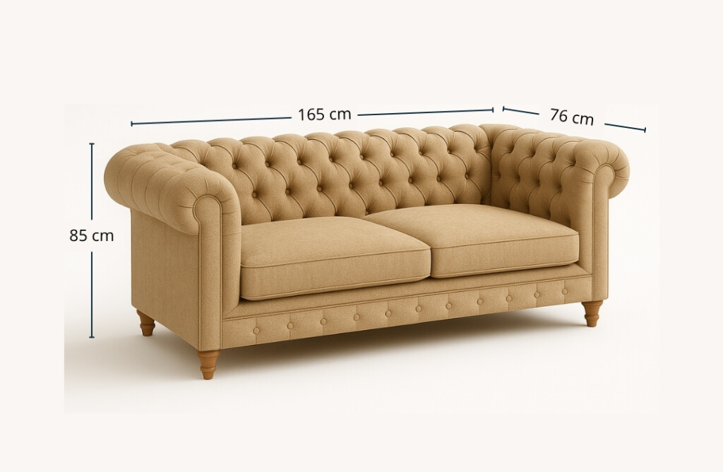 Sofá Chesterfield 2 Cuerpos 3