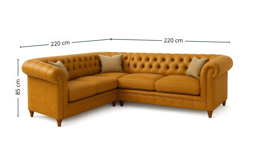 Sofá Chesterfield Seccional en L_3