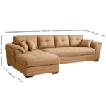 Sofa Seccional Izquierdo de cuero Mustang 5