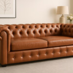 Sofá de cuerina Chesterfield _2