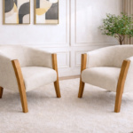 Pack 2 Sitiales para Living color Beige